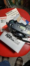 Pentax IQZoom 115 35mm Film Camera W/ Box, Remote Operating Manual FOR PARTS