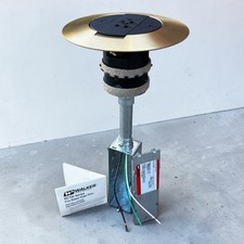 Walker RC700-A BR20A Wiremold Brass Poke-Thru Assembly 20A Duplex Outlet OPENBOX