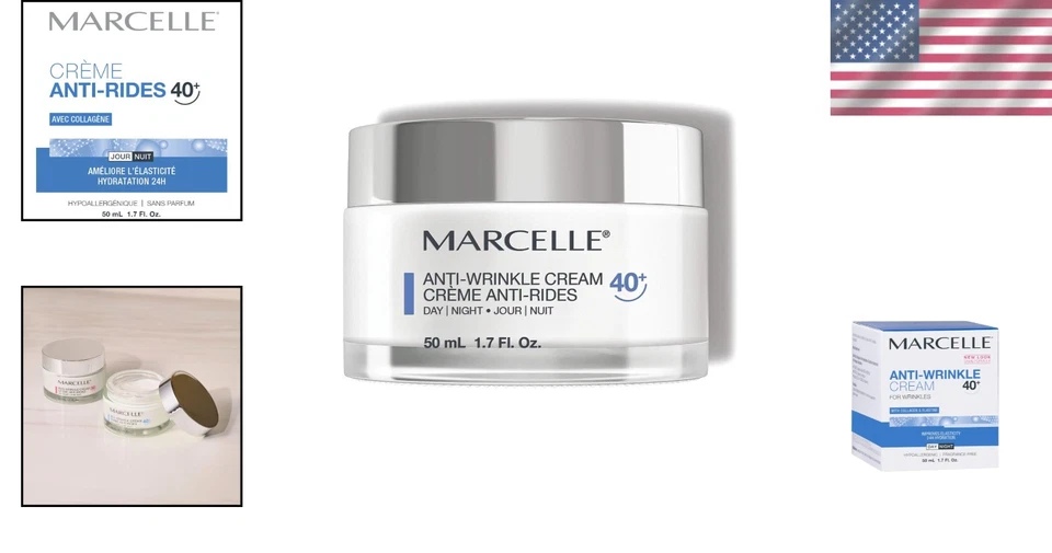 Fragrance-Free Anti-Wrinkle Cream for Mature Skin, 1.7 oz of Pure Care - Image 2 of 4