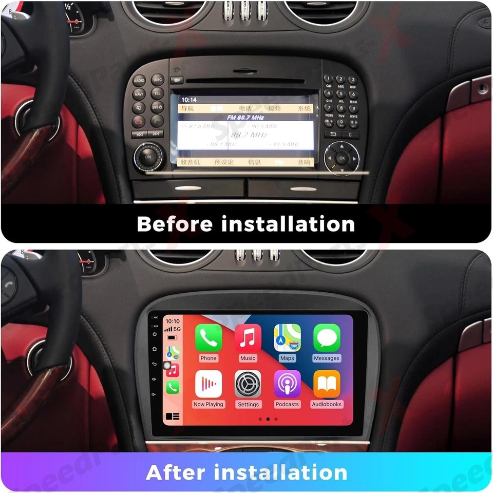 For Mercedes-Benz SL63 SL65 AMG 2009-2012 Android 13 Carplay Car Stereo Radio BT Foto 2 de 4