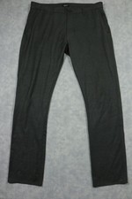 RVCA Pants Mens 33 Black Daggers Fit Straight Leg Chinos Casual Skate Workwear