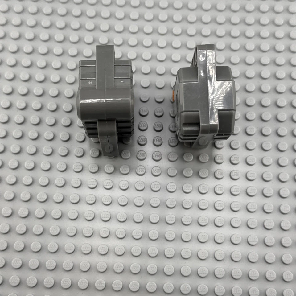 Usado Lego Gris Azulado Oscuro 6x5x3 Vehículo Técnico Camión Pull Back Motor Lote de 2 Foto 3 de 3