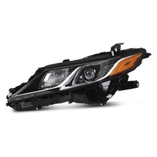 Front Headlight Assembly, Headlamp Left Driver Side Clear Lens Chrome
