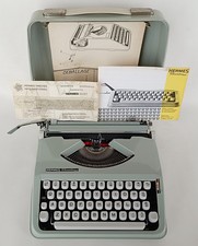 Hermes Baby typewriter complete with manual,certificate warranty Mint! thumbnail