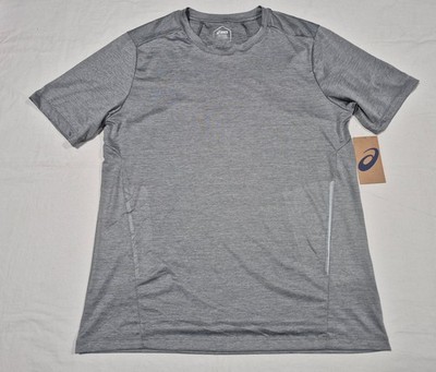 Asics Mens Tech M Knit Spacedye  Training Tee running sports shirt SZ Medium