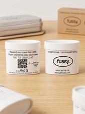 Fussy Compostable Deodorant Refill Bundle - 2 Pack Mixed Scents | Natural & Eco