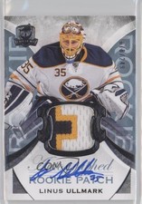 2015-16 Upper Deck The Cup Rookie 78/249 Linus Ullmark #117 Patch Auto 5ui
