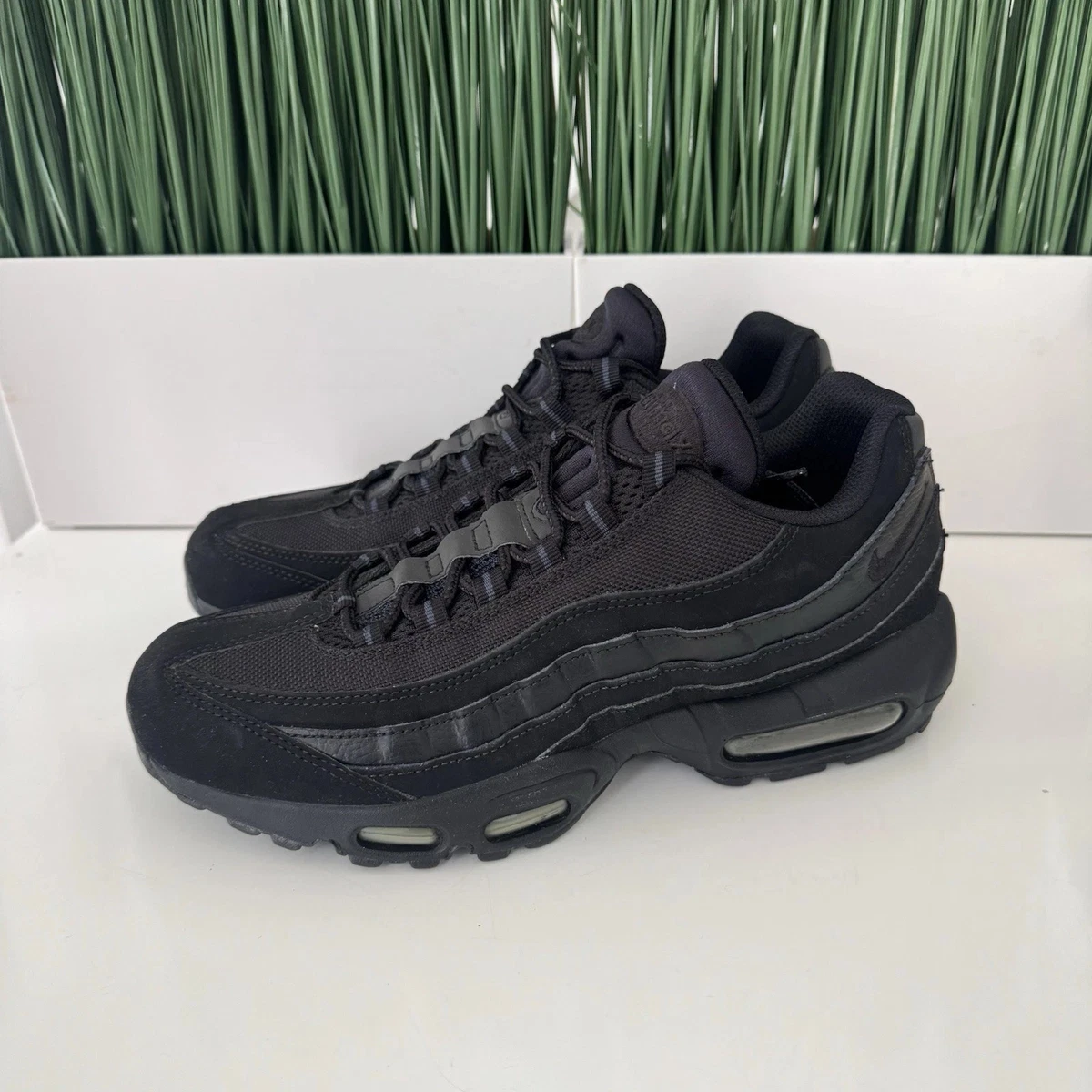 Nike Air Max 95 Triple Black Anthracite Reflective Sneakers Men’s 8.5 Nike Air Max 95 OG Mens Running Shoes Black Black Anthracite  main image 2