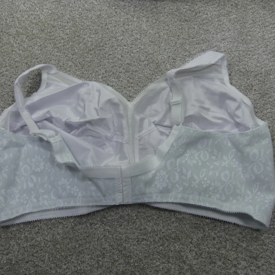 Playtex Bra Womens 54DDD White Wireless Support Smoothing 18 Hour 4693 - Image 3 of 4