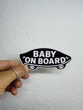 Baby On Board Vans Off The Wall sticker Skateboard Car Bumper Decal Laptop