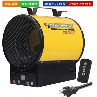 Electric Forced Air Heater with Remote Control 12,800 Btu