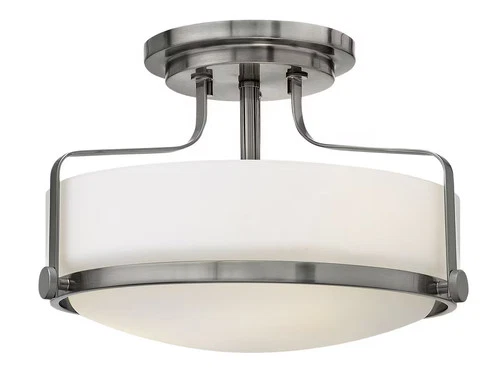 Hinkley 3641BN Harper 3-Light Flush Mount in Brushed Nickel - Picture 1 of 2