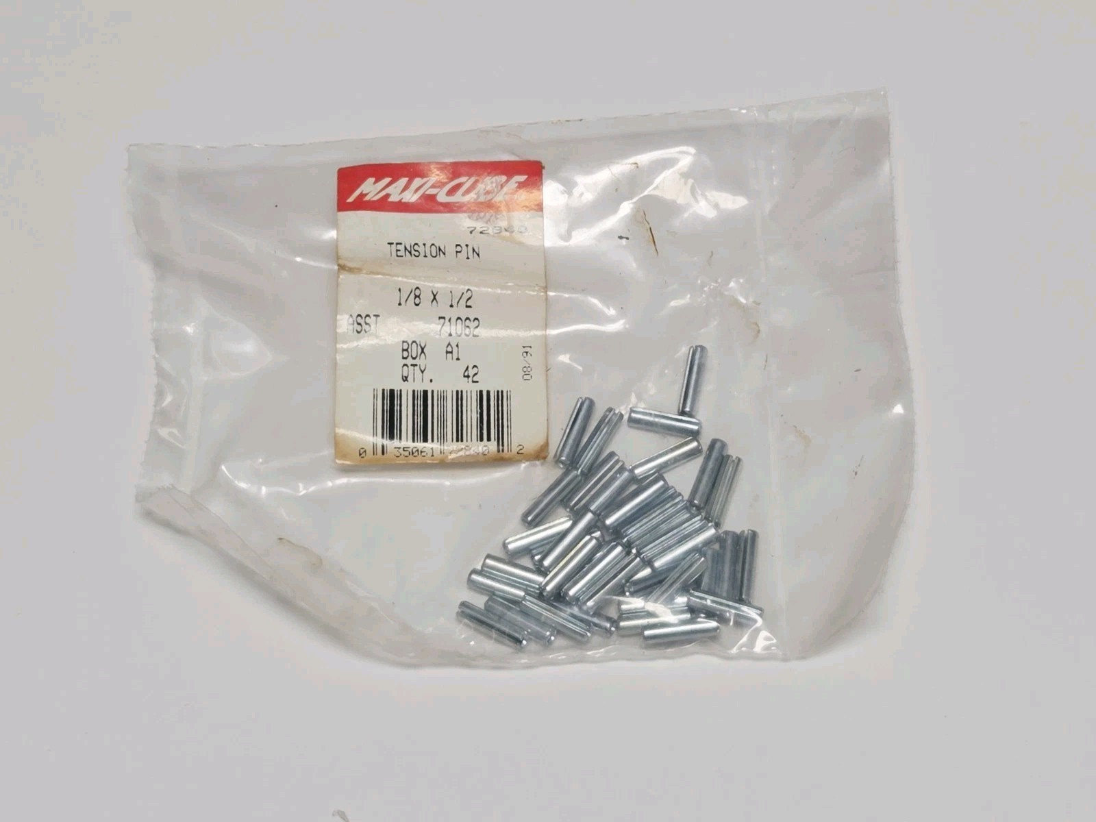 Tension Pin 1/8" X 1/2 42pc