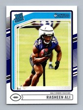 #347 2024 Donruss Rated Rookie BASE / Rasheen Ali RC Ravens