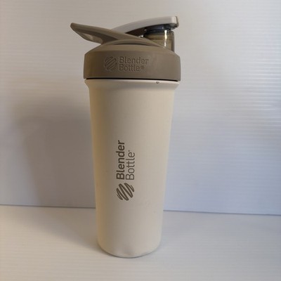 Blender Bottle Dymatize Workout Protein Powder Drink Mixer Gym Metal 20 oz