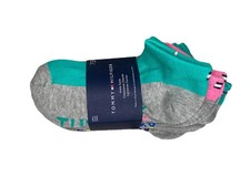Tommy Hilfiger 7 Pair Girls Socks Medium Size 12-4 Ankle Socks Free Shipping
