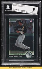 2010 Bowman Chrome Giancarlo Stanton (Mike on Card) BGS 9 MINT Rookie RC READ