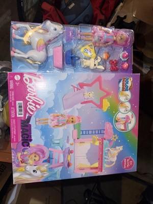 Barbie A Touch of Magic Chelsea Doll Playset with Baby Pegasus Color Change