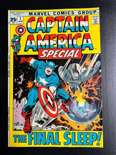 CAPTAIN AMERICA ANNUAL #2 Special Jan 1972 Vintage Marvel Avengers