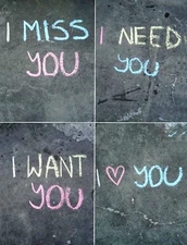 TIN SIGN "Miss You" Quotes Art  Rustic Wall Decor quotes cafe diner mancave kitc