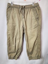 Liberation A Bleu L.A.B Denim Jeans Women's 34 Waist Capri Tan MADE IN USA