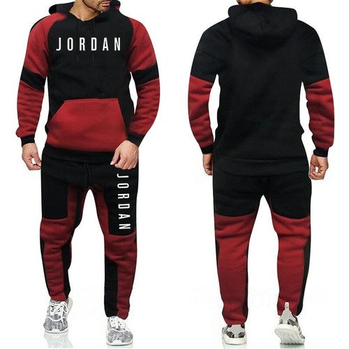 Conjunto De Chándal Casual Para Hombre Sudadera Y Pantalones Deportivos  Invierno | eBay