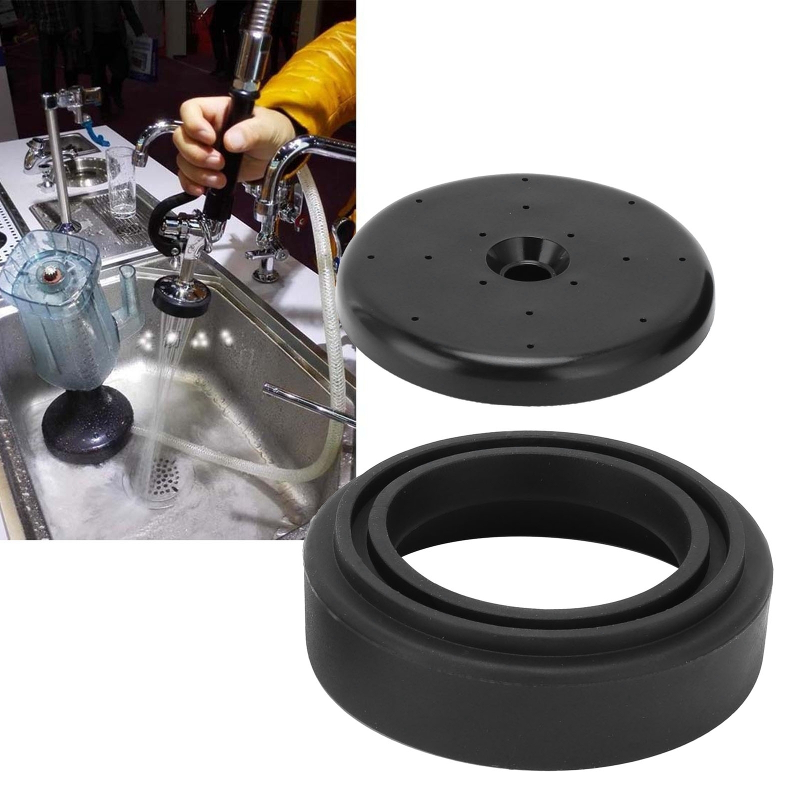 (9956 Black)Hotel Spray Valve Repair Kit Shower Faucet Cover For Commercial GF eBay