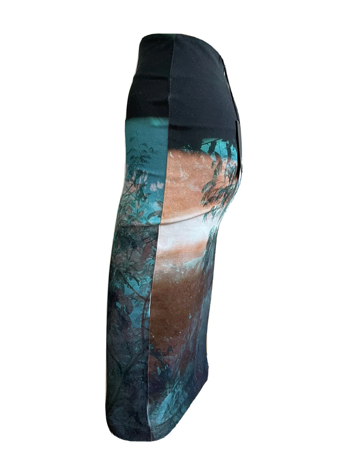 ALEXANDER MCQUEEN GONNA A MATITA TUBO FASCIA STRETCH MCQUEEN XS UK 6 US 2 IT 38 NUOVA