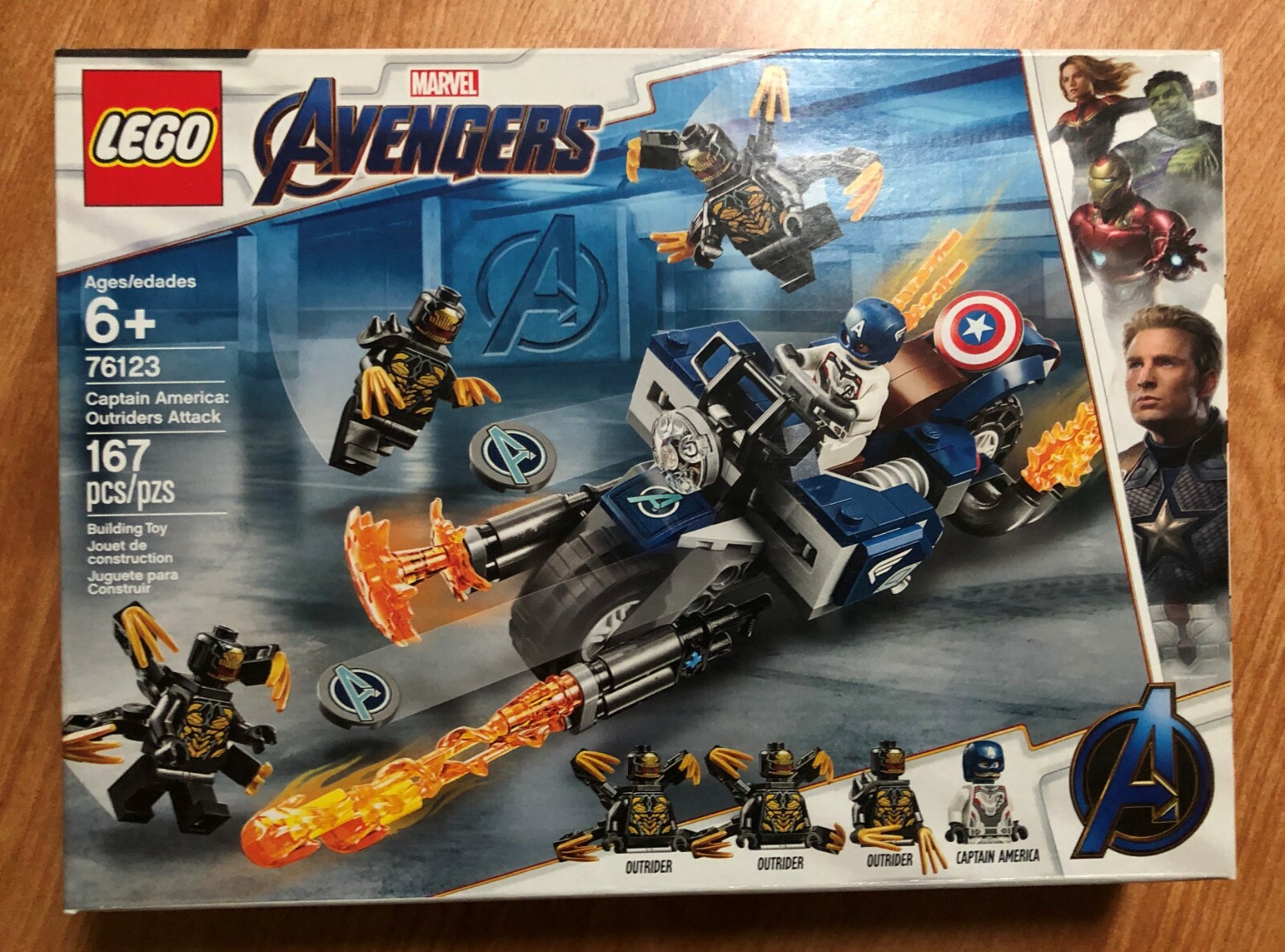 lego avengers captain america outriders attack