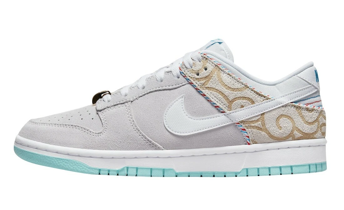 Nike Dunk Low Retro SE Barber Shop Grey DH7614-500 - Express Shipping