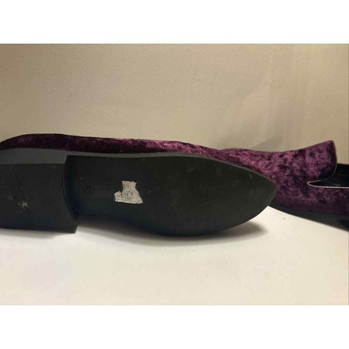 Amali Men's Slip On Purple Velour Loafers Dress Shoes Size 10 - Picture 11 of 11