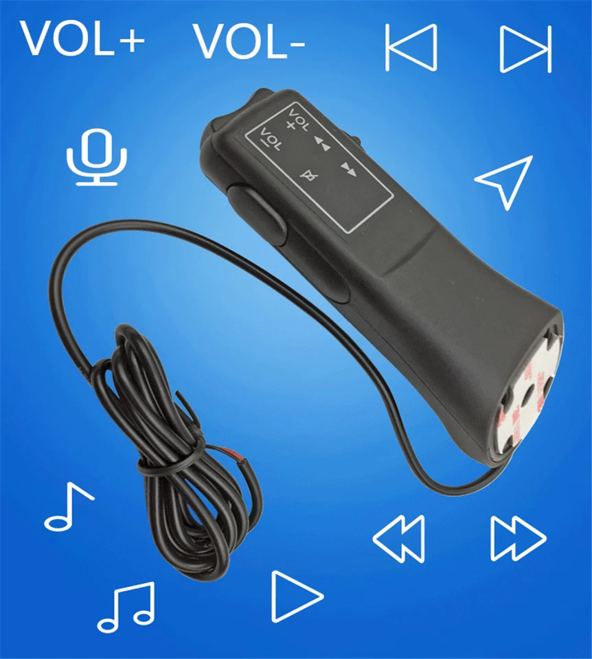 Universal Inalámbrico Coche Camión Volante Botón Control Remoto Interfaz SWC Foto 4 de 4