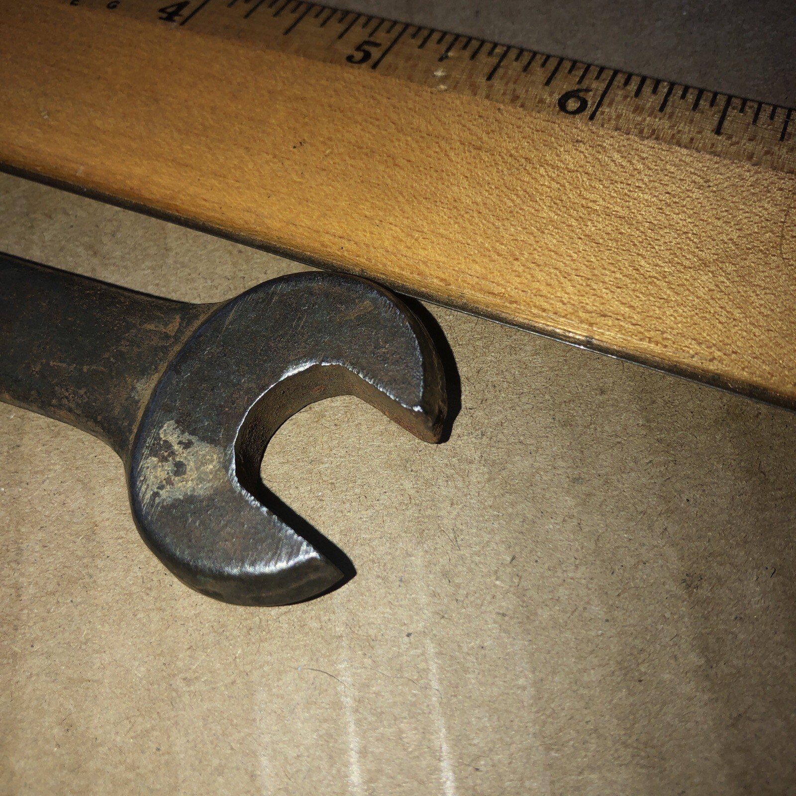 Vintage Fairmount Cleveland Tools Made in USA 5/8 X 9/16 Open End Short