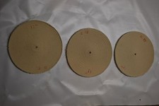 3-12" 20ply Buffing Polishing Wheel 3/4 Arbor Hole, 1/4 Thick At Sew USA MADE