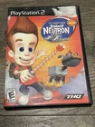 PlayStation 2 Adventure of Jimmy Neutron Boy Genius Jet Fusion Video Game CIB