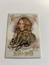 Sarah Tiana Signed 2021 Topps Allen & Ginter Card # 229