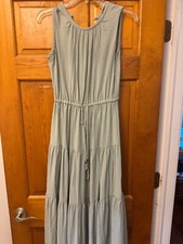 Calvin Klein Midi Dress Mint Green Size 2