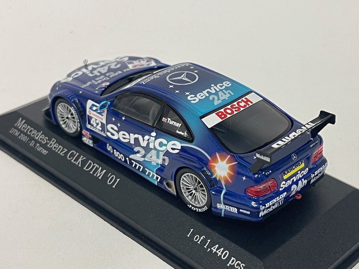 メルセデス・ベンツ CLK-DTM 2001 1/43 Minichamps Mercedes CLK DTM 2001 Team Rosberg D.Turner #42