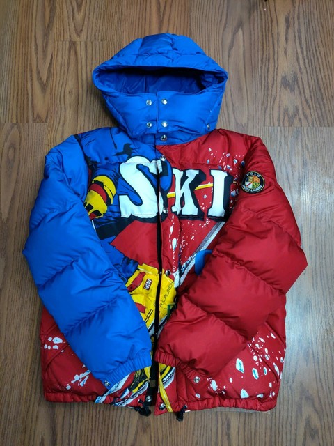 NWT Men's Ralph Lauren Polo USA retro 92 downhill ski down jacket size large | eBay