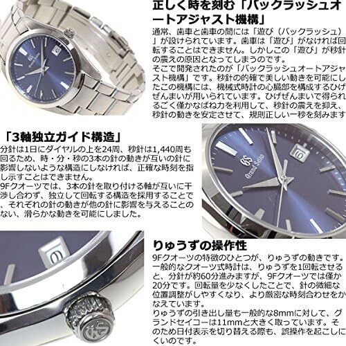 GRAND SEIKO SBGX265 Heritage Collection Blue Watch Men New GRAND SEIKO SBGX265 Heritage Collection Blue Watch Men New