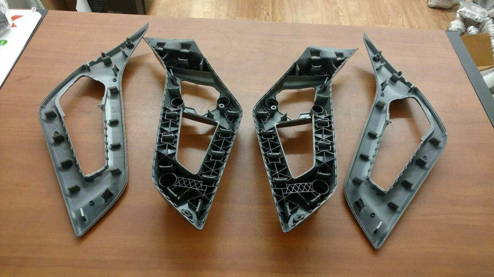 LAMBORGHINI AVENTADOR INTERIOR DOOR HANDLE RECESS SET OEM 470867158A 470867172A 