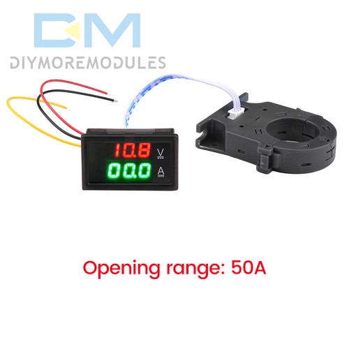 DC0-300V 0-400A Isolated Digital Current Voltage Meter Hall Ammeter Voltmeter US - Picture 25 of 28