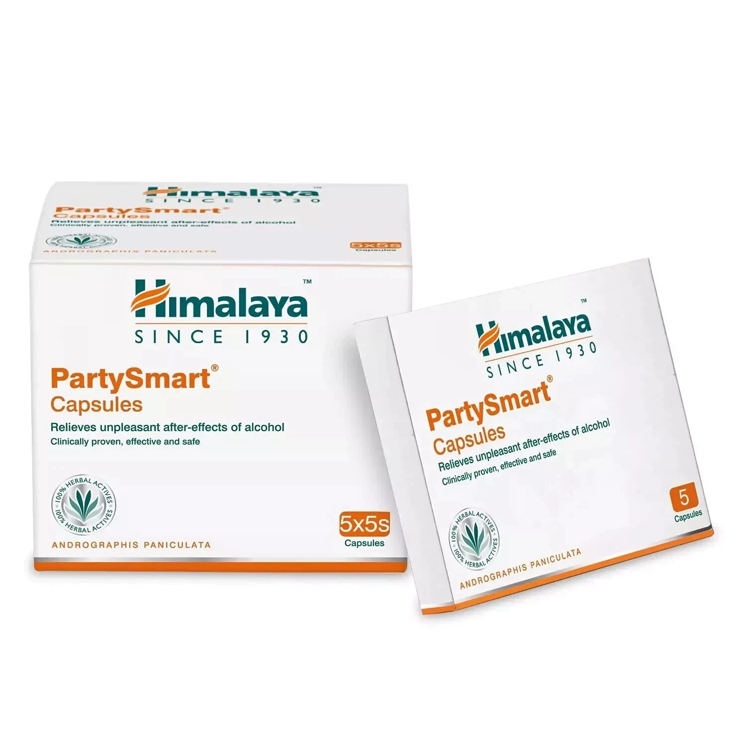 PartySmart Capsules For Hangover (5 X 5 = 25 Capsules), FREE SHIPPING
