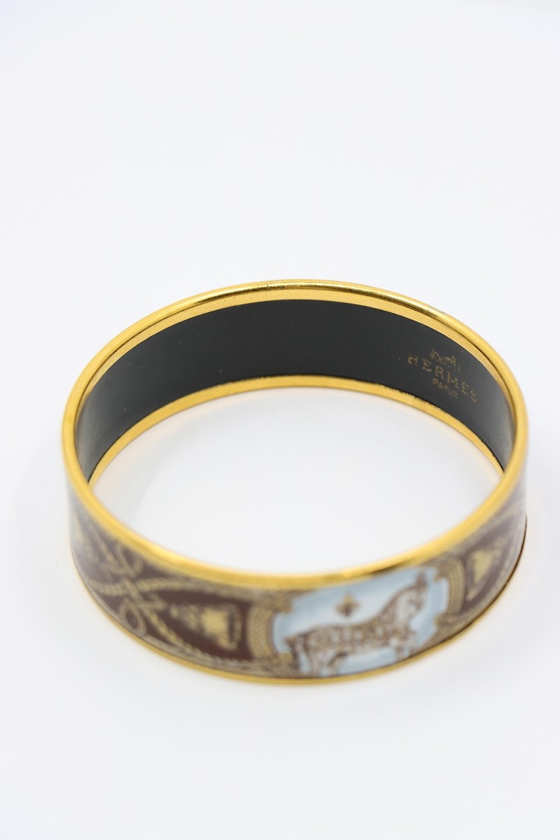 エルメス　HERMES vintage bracelet Hermes Multi Colour Enamel Bangle BIJOU ANCIENNE COLLECTION