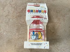 Vtg 1989 Playtex Cherubs Dinosaurs  Decorated Baby Bottle 4oz New Rare