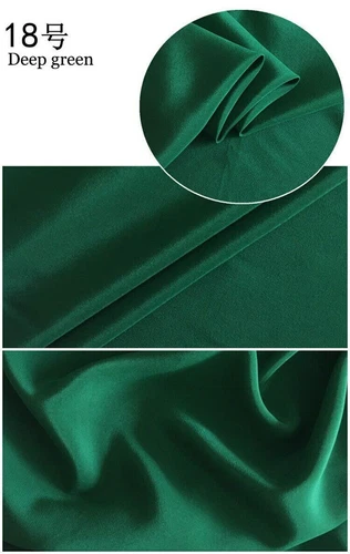 1 Yard Qualität Naturseide CDC Stoff für Kleid 100 Reine Seide Crepe De Chine - Bild 37 von 43
