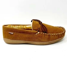 Tamarac Camper Tan Cowhide Mens Size 15 Wide Moccasin Comfort Slippers Shoes