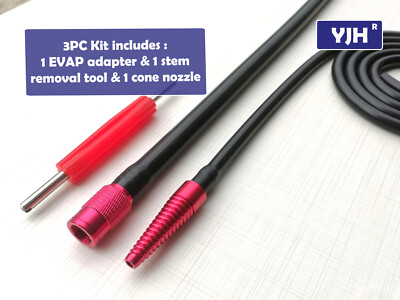 Cone Nozzle Adapter For EVAP Smoke Machines – 0.28"-0.58" Hose, Anodized Aluminum, US Stock