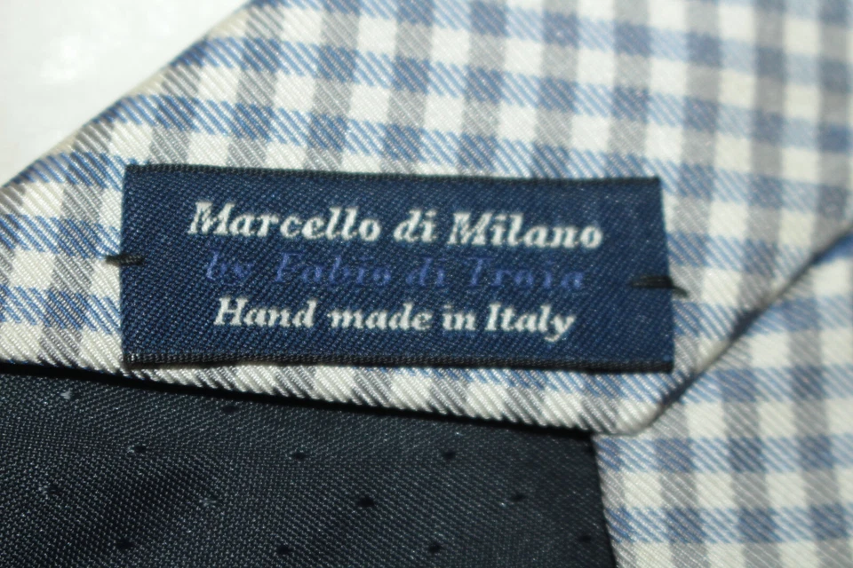 MARCELLO DI MILANO Silk tie Made in Italy F69659 - Image 4 of 4