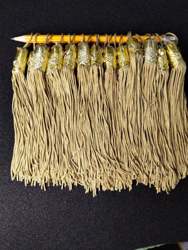 TASSELS ANYONE? 24 Gold, 4 Yellow & 3 Blue Gold Bands & Rhinestones 5" Lot of 31 - Picture 6 of 11